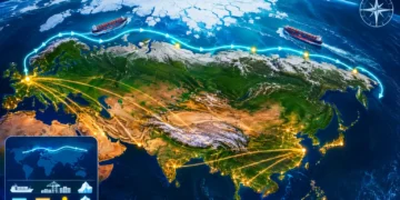 China amplia presença na Rota do Mar do Norte e prevê 20 milhões de toneladas até 2030