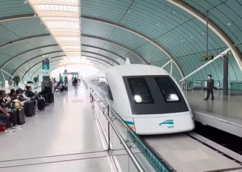 Trem maglev da China atinge 800 km/h em apenas 5,3 segundos em teste