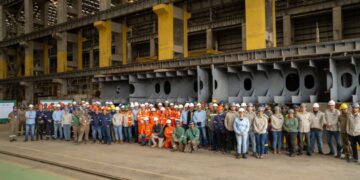 Estaleiro brasileiro inicia construção do primeiro de quatro navios Handymax para a Transpetro